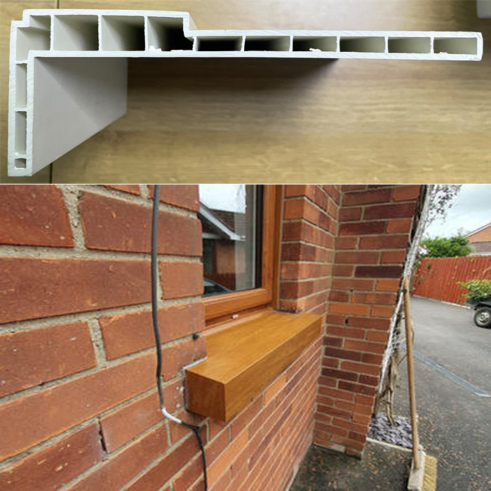 PVC-Fensterbankabdeckung