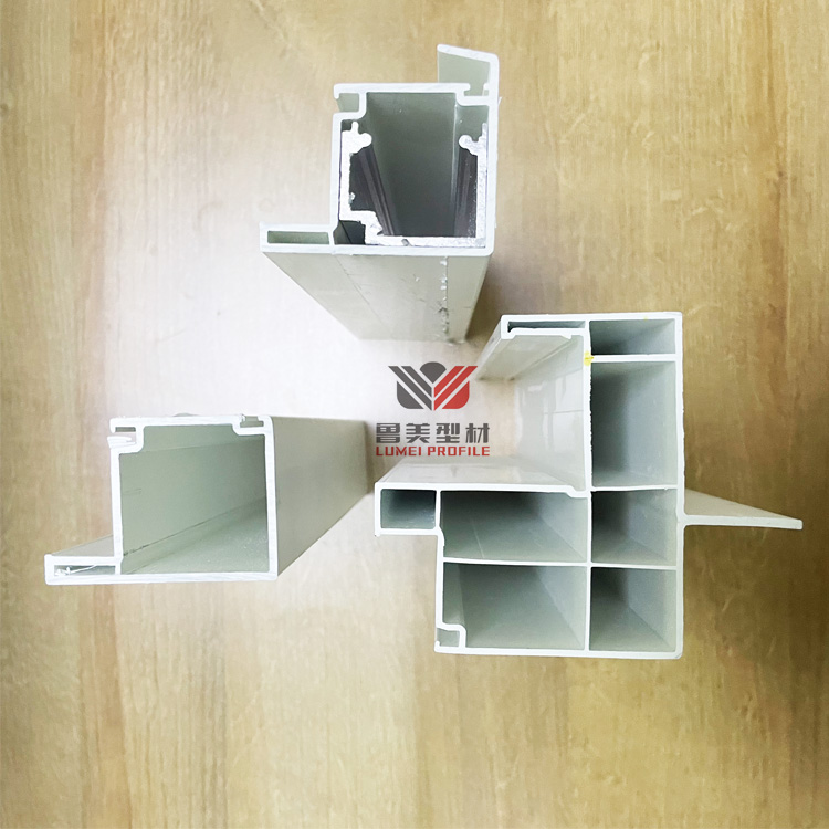 Perfil de extrusión de vinilo para puerta corrediza para patio