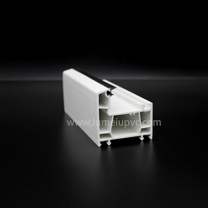 La protuberancia del perfil del PVC sacó perfiles plásticos del pvc de los diversos tamaños para Windows