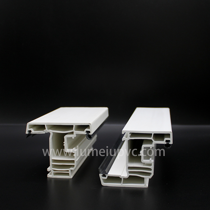 Perfiles de uPVC blanco leche