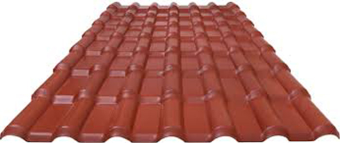 Teja/hoja plástica de la resina sintética del PVC ASA ASA PVC Synthetic Resin Plastic Roof Tile/Sheet