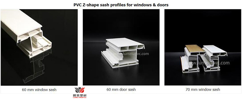 Serie turca de perfiles abatibles y corredizos de UPVC para puertas y ventanas de PVC Turkish UPVC Profiles Casement and Sliding Series for PVC Window and Door