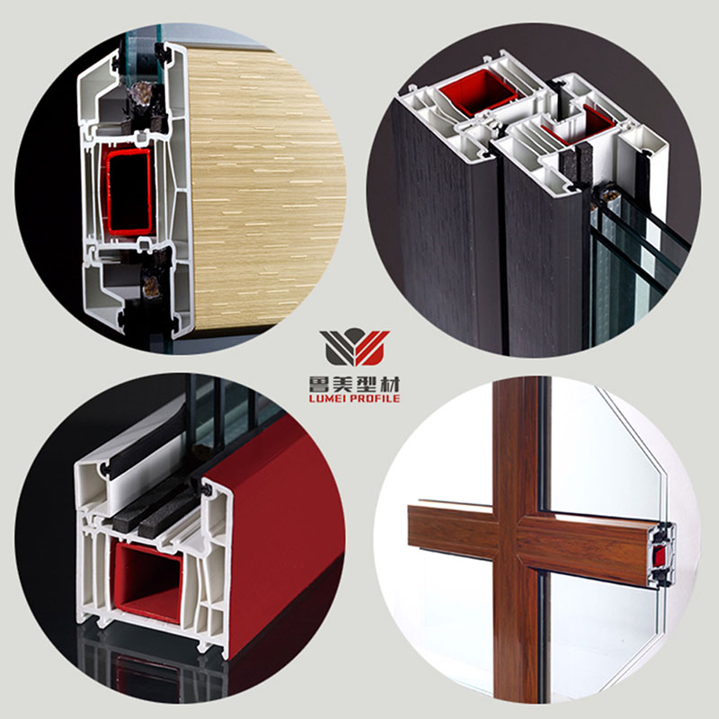 Perfil de PVC/UPVC resistente a los rayos UV sin plomo blanco para ventanas y puertas White Lead Free UV Resistant PVC/UPVC Profile for Windows and Doors