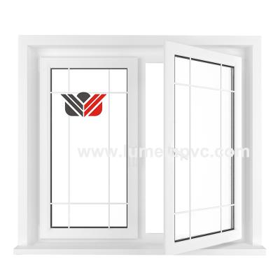 Marcos de ventanas abatibles de UPVC blanco europeo