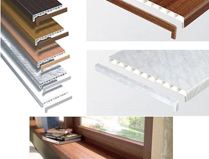 Tablero y alféizar de ventana de UPVC blanco