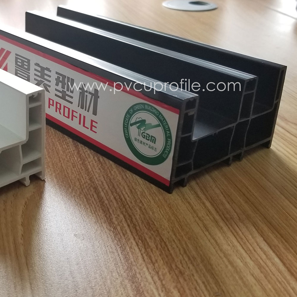 66 profilés en plastique PVC pour portes et fenêtres coulissantes série 88 mm