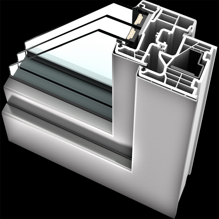 Ventanas de uPVC revestidas de aluminio Aluminium Clad uPVC Windows