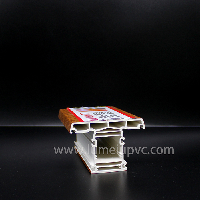 Perfiles de PVC negros blancos coloridos de coextrusión de ASA / PVC