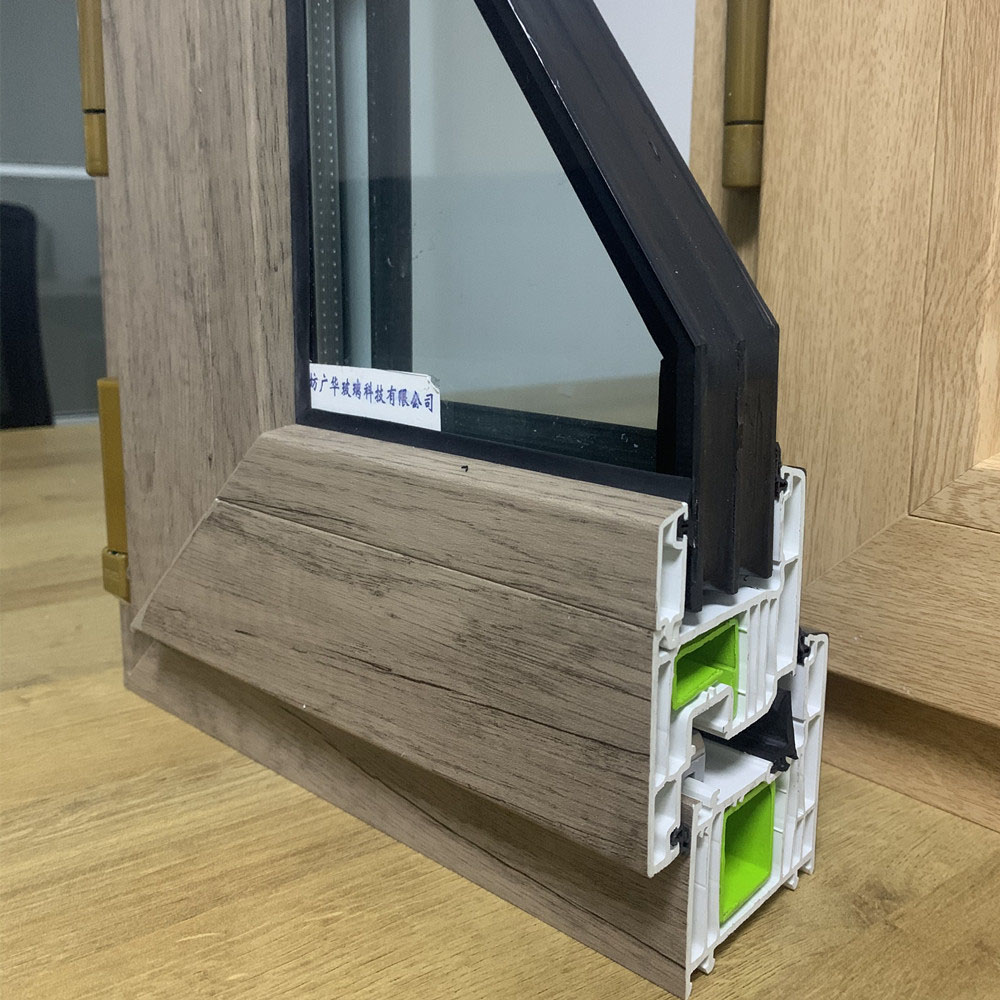 ملامح الخشب مغلفة uPVC