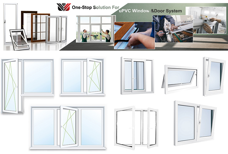 المنزلق PVC XO Vinyl Patio Windows Slider PVC XO Vinyl Patio Windows