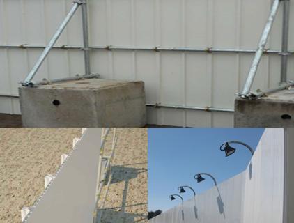 Paneles vallados de PVC