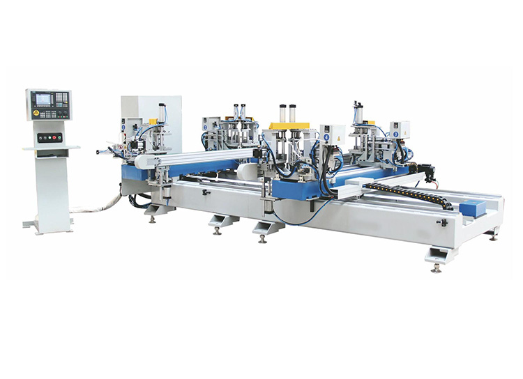 Soldadora CNC de cuatro cabezales para ventanas de PVC CNC Four Heads Point Welder for PVC Windows