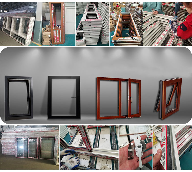 Puertas de patio corredizas UPVC de vinilo de dos paneles OX OX Two Panel Vinyl UPVC Sliding Patio Doors