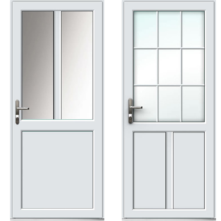 Porte d'entrée UPVC à double vitrage Double Glazed UPVC Front Door