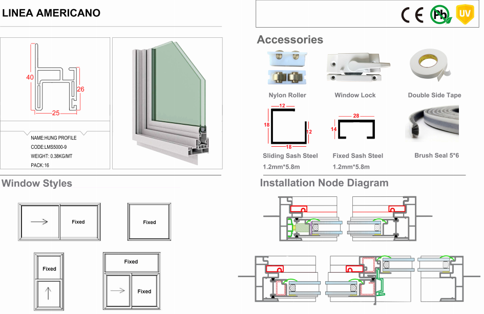 Profils Upvc Movil Frame Sash Movil Frame Sash Upvc Profiles