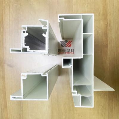 Perfil de extrusión de vinilo para puerta corrediza para patio