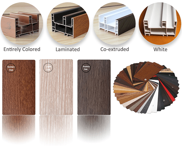 Cadres de fenêtres à battants européens en UPVC blanc European White UPVC Casement Windows Frames