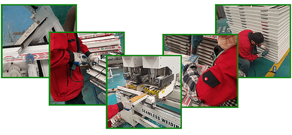 Cadres de fenêtres à battants européens en UPVC blanc European White UPVC Casement Windows Frames