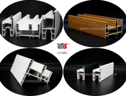 سلسلة من مقاطع uPVC المنزلقة