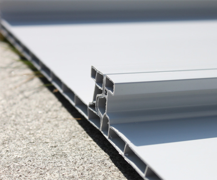 Valla de plástico PVC de vinilo