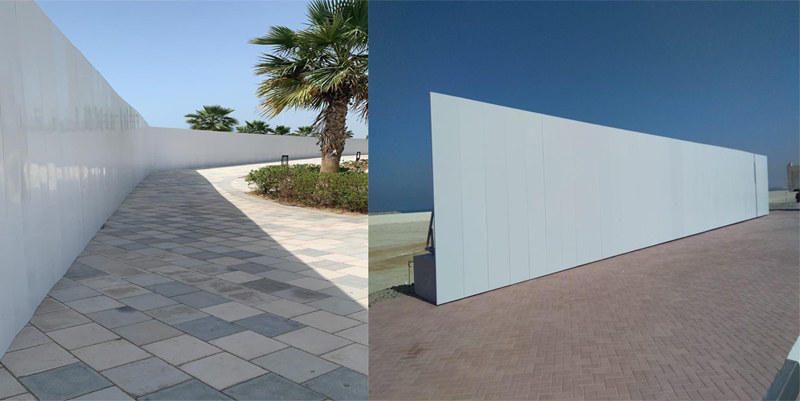 سياج اكتناز PVC البيئي