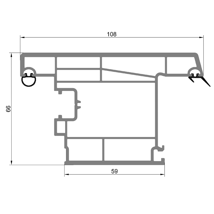 النوافذ البلاستيكية وملامح الأبواب