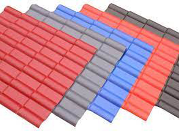 Teja/hoja plástica de la resina sintética del PVC ASA ASA PVC Synthetic Resin Plastic Roof Tile/Sheet