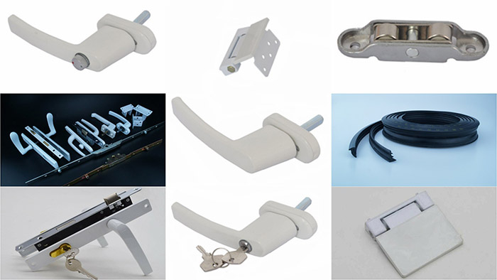 Perfiles corredizos de uPVC para puertas uPVC Sliding Profiles for Doors