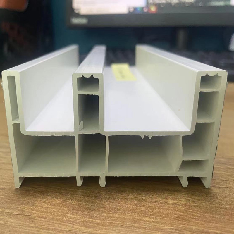 Marco de perfil de plástico extruido de PVC