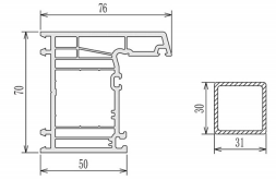 Perfiles de PVC de extrusión de plástico para ventana con precio económico Extrusion Plastic PVC Profiles for Window with Economic Price