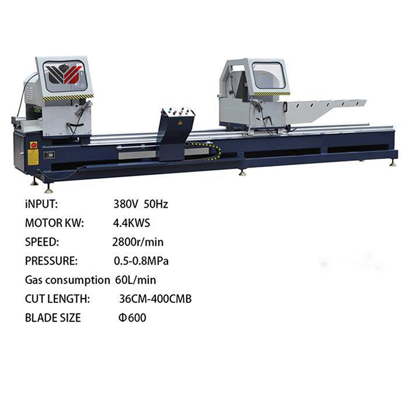 Máquina de sierra de corte para fabricación de ventanas de PVC y aluminio Cutting Saw Machine for PVC and Aluminium Windows Making