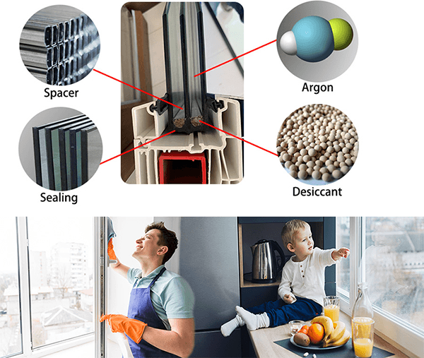 6068 XO Portes patio coulissantes et fixes en vinyle 6068 XO Sliding and Fixed Vinyl Patio Doors