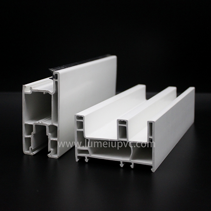 Perfiles correderos de pvc para ventanas y puertas.