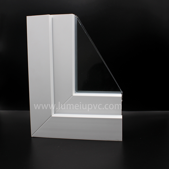 Perfil de PVC/UPVC resistente a los rayos UV sin plomo blanco para ventanas y puertas