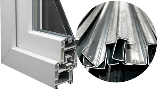 Cadres de fenêtres à battants européens en UPVC blanc European White UPVC Casement Windows Frames