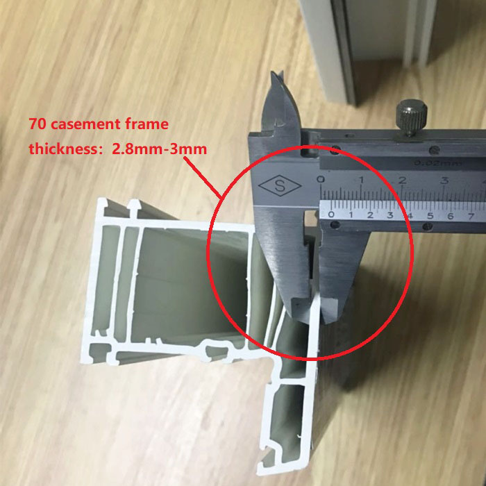 ملامح الخشب مغلفة uPVC