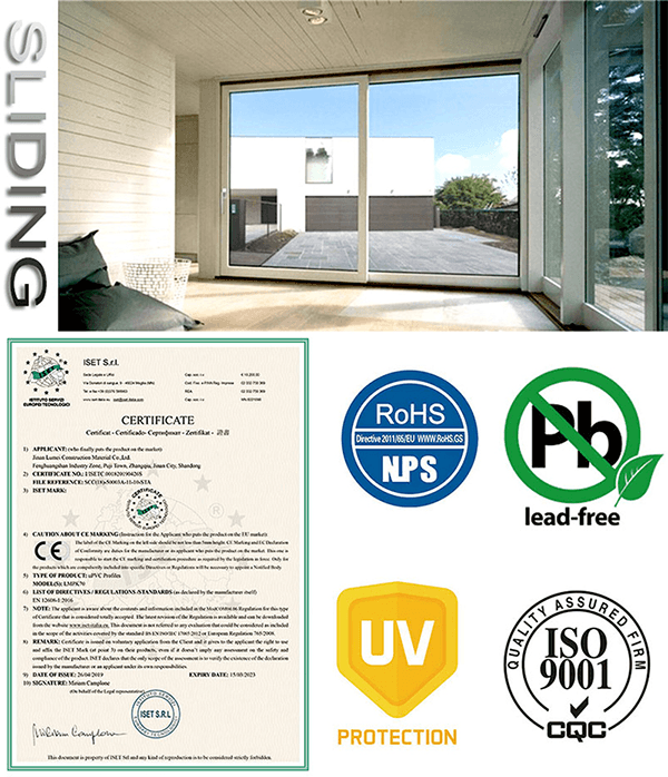6068 XO Portes patio coulissantes et fixes en vinyle 6068 XO Sliding and Fixed Vinyl Patio Doors