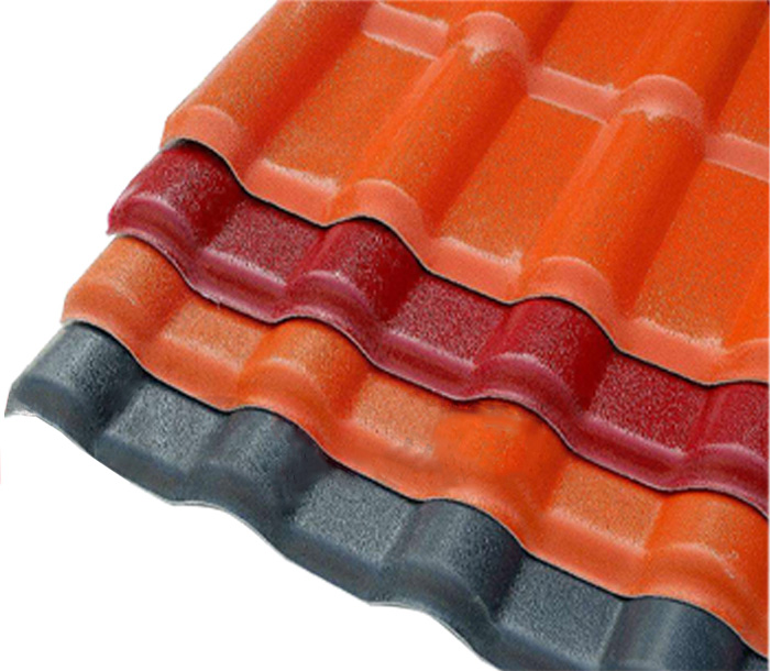 Teja/hoja plástica de la resina sintética del PVC ASA ASA PVC Synthetic Resin Plastic Roof Tile/Sheet