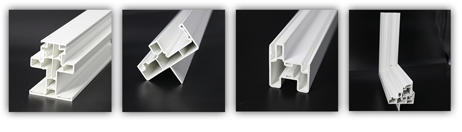 PVC Americano Linea Perfiles für zweiflügelige Fenster PVC Americano Linea Perfiles for Double Hung Windows