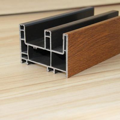 Perfiles corredizos laminados de madera para ventanas y puertas.