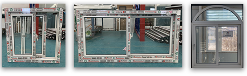 Perfil de ventana de uPVC blanco proyectivo abatible de 60 mm Perfil de ventana de uPVC blanco proyectivo abatible de 60 mm