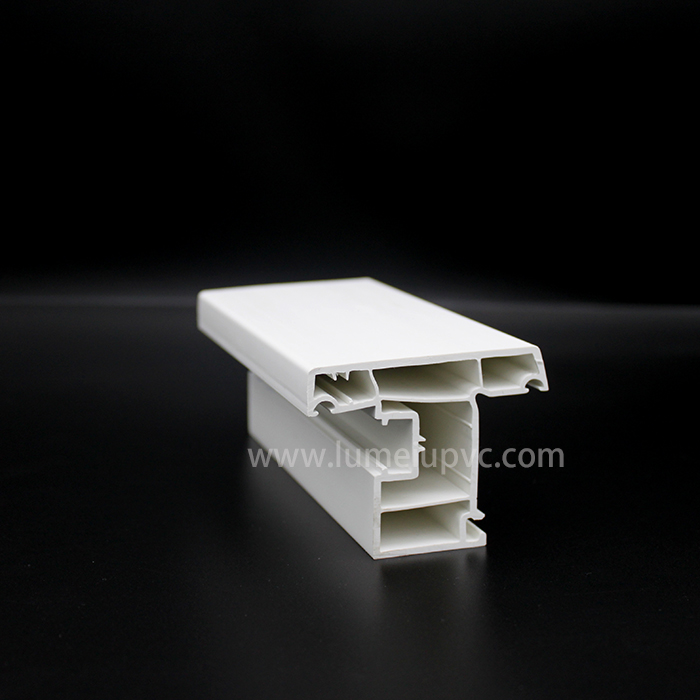 Profils de série de fenêtres et de battants de qualité supérieure Lumei UPVC/PVC en extrusion de couleur blanche