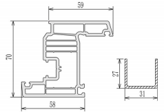 Perfiles de PVC de extrusión de plástico para ventana con precio económico Extrusion Plastic PVC Profiles for Window with Economic Price