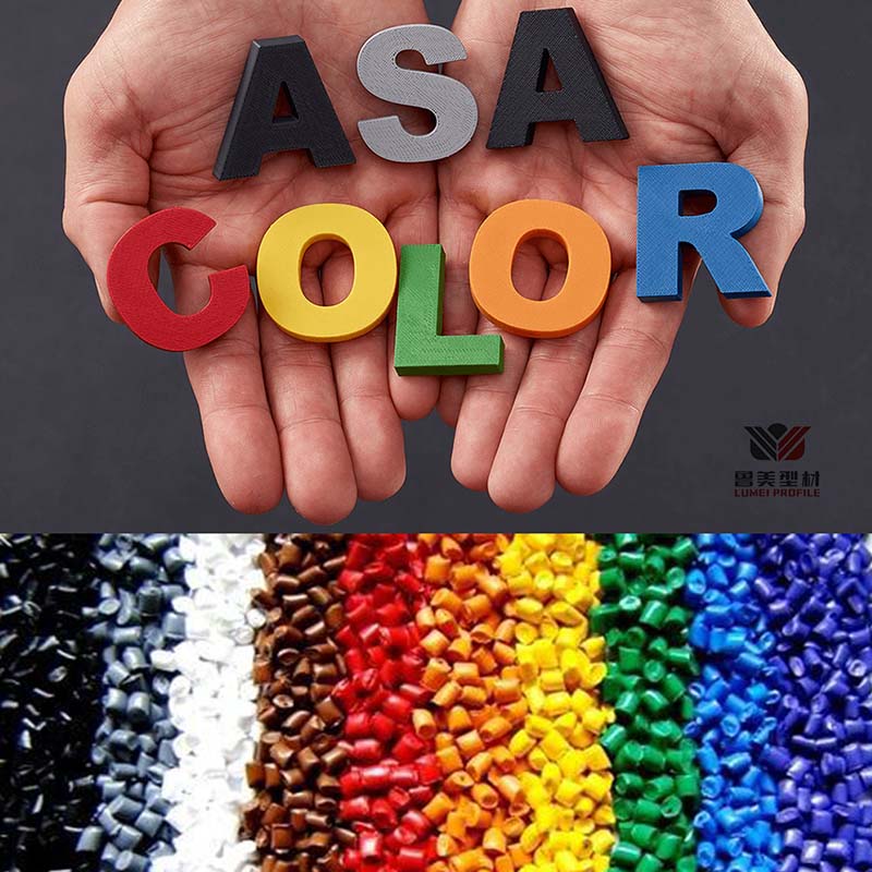 Marco de perfiles de uPVC negro