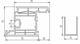 Perfiles de PVC de extrusión de plástico para ventana con precio económico Extrusion Plastic PVC Profiles for Window with Economic Price