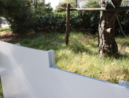 Paneles de cercado ecológico de PVC