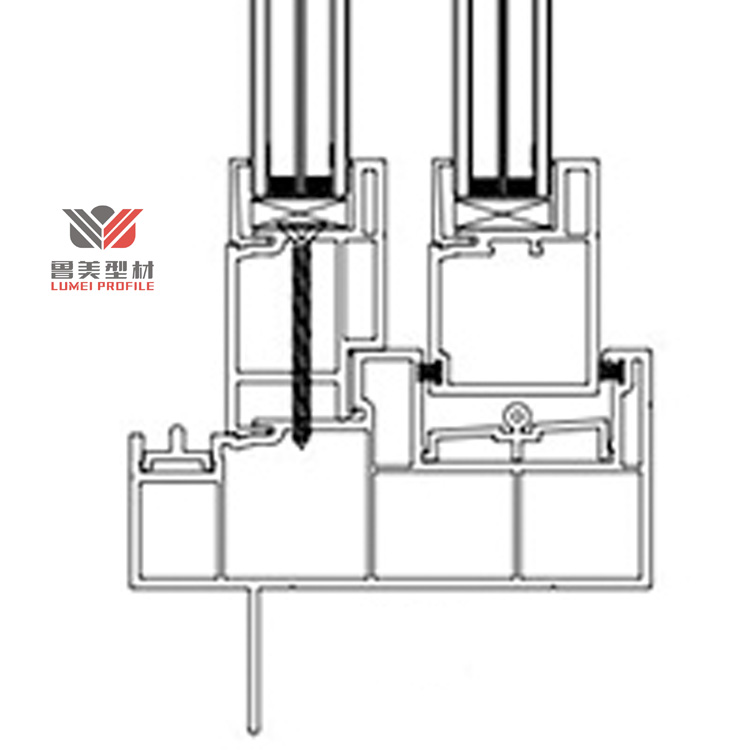 Perfil de puerta de patio de vinilo Ventanas De PVC Puerta abatible Vinyl Patio Door Profile Ventanas De PVC Swing Door